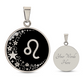 Leo Zodiac Pendant Necklace