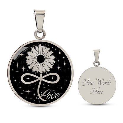 Infinity Daisy Necklace