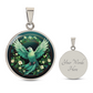 Emerald Dove Necklace