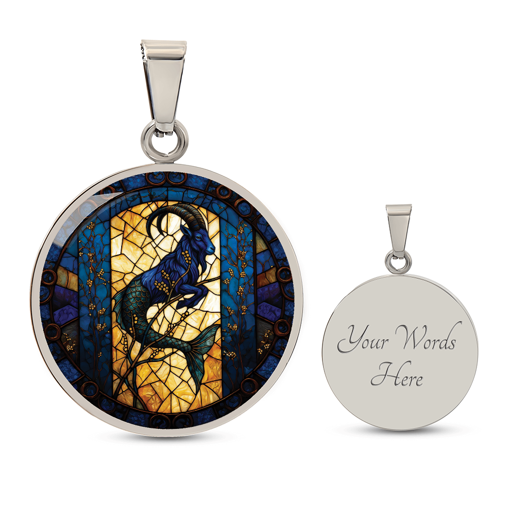 Capricorn Goat Necklace - Zodiac Pendant Jewelry