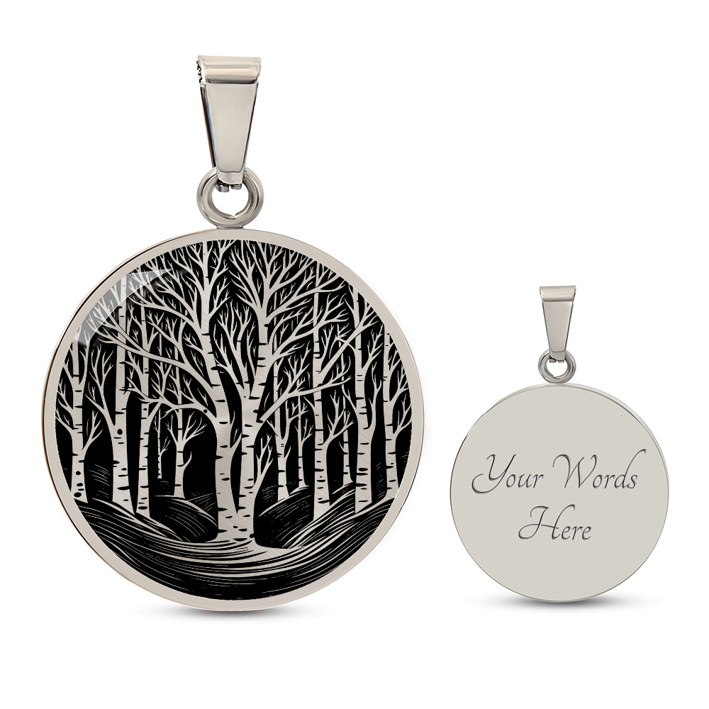 Birch Tree Necklace