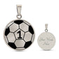 Soccer Necklace Gold - Silver Soccer Ball Pendant - Football Necklace For Mom or Dad - Soccer Jewelry For Girl & Boy - Soccer Charm Necklace