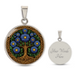 Celtic Tree of Life Pendant Necklace - Aster September Birth Flower Jewelry