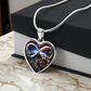 Infinity Honeysuckle Necklace Red