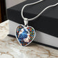 Blue Jay Necklace, Golden Bird Necklace, Engraved Bluejay Spirit Companion Jewelry Gifts For Her, Valentines Gift & Mothers Day Necklace