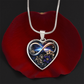 Infinity Larkspur Necklace