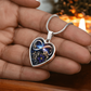 Infinity Larkspur Necklace