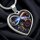 Infinity Gladiolus Necklace