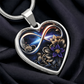 Infinity Larkspur Necklace