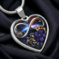 Infinity African Violet Necklaces