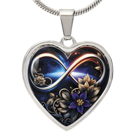 Infinity Larkspur Necklace