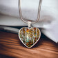 Engraved Heart Birch Tree Necklace