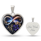 Infinity African Violet Necklaces