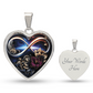 Infinity Gladiolus Necklace