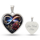 Infinity Rose Necklace