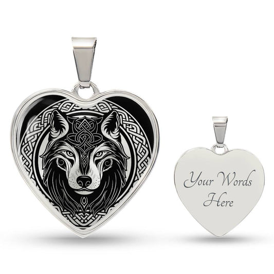 Celtic Wolf Necklace