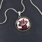Cheshire Cat Necklace For Women or Men - Personalized Cheshire Cat Pendant Necklace For Her or Him - Cheshire Cat Jewelry Gift For Halloween
