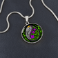 Easter Egg Necklace Purple