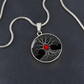 Tree of Life Necklace - Red Birthstone Design
