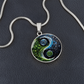 Nature & Circuit Yin Yang Pendant Necklace