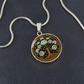 Celtic Tree of Life Pendant Necklace - Hawthorn May Birth Flower Jewelry