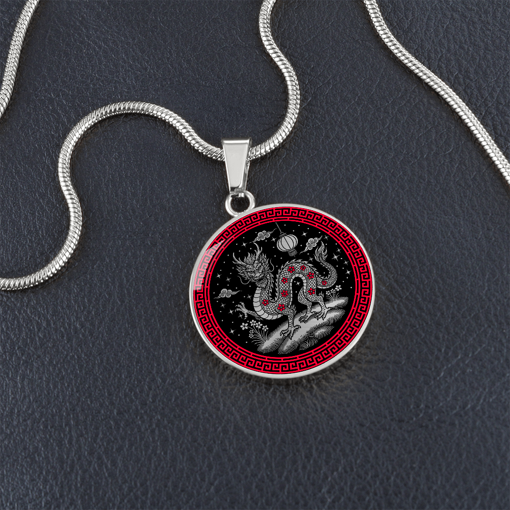 Dragon Necklace - Chinese Zodiac Charm Pendant