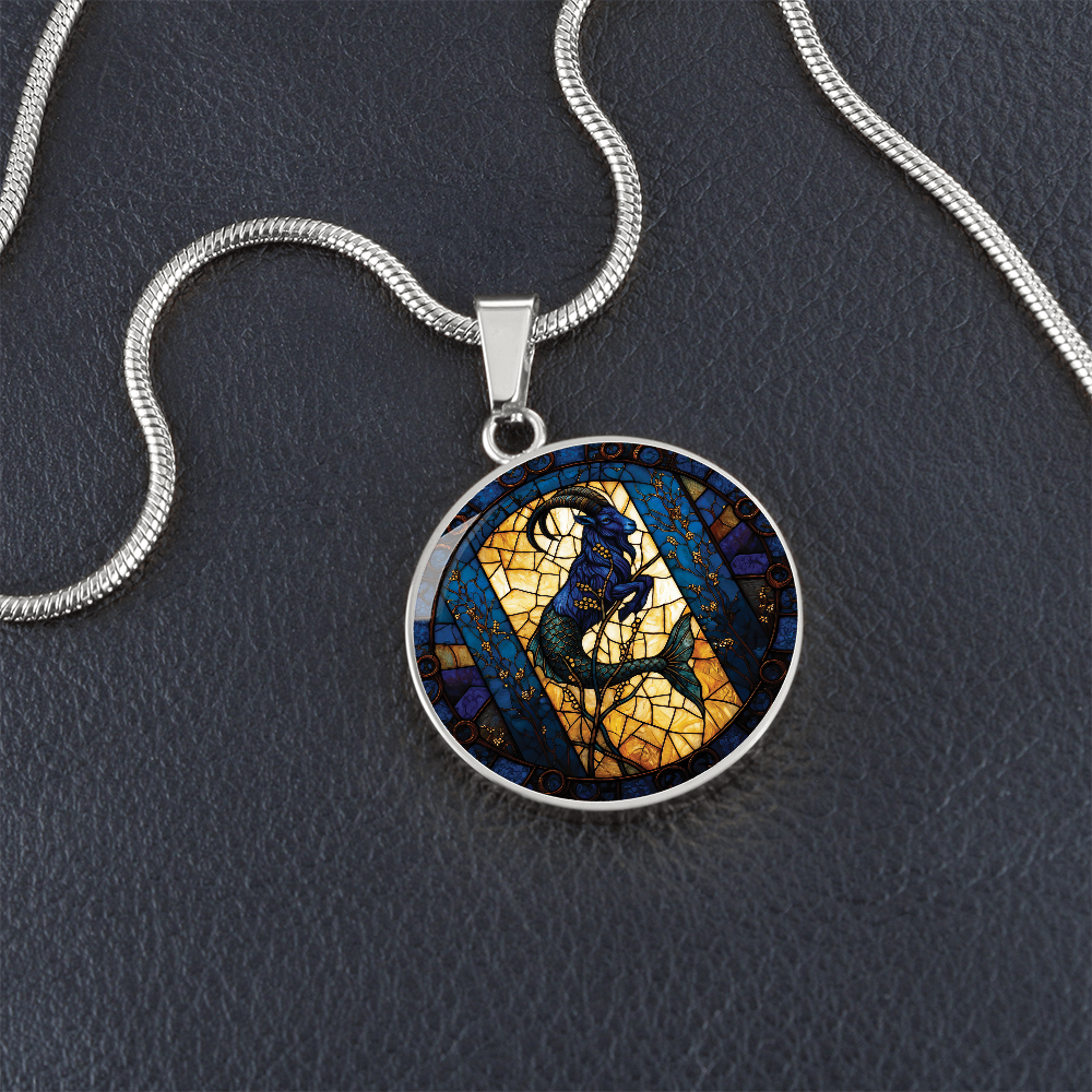 Capricorn Goat Necklace - Zodiac Pendant Jewelry