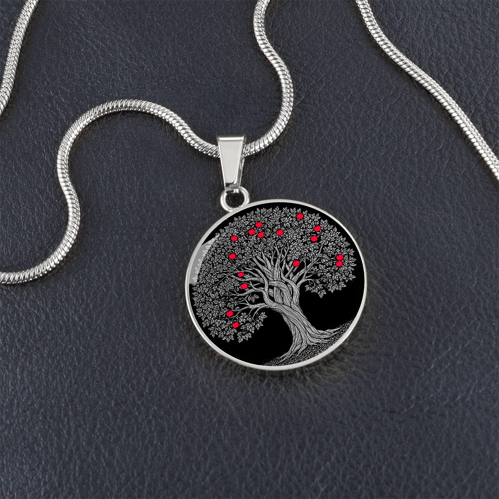 Apple Tree Necklace - Symbolic Jewelry