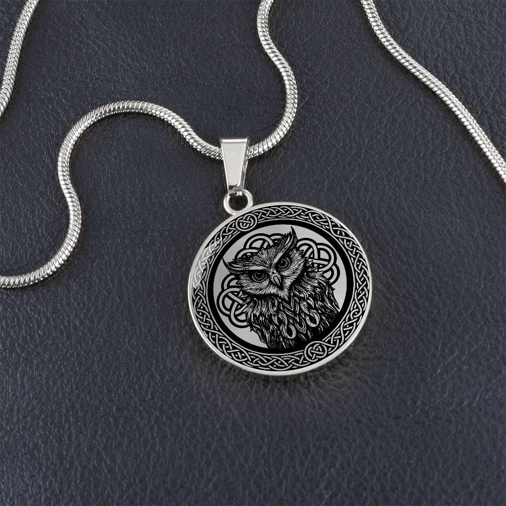 Celtic Owl Necklace