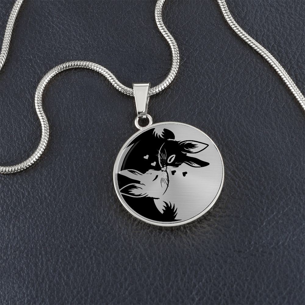 Yin Yang Rabbit Necklace