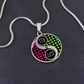 Virgo & Aquarius Necklace - Couples Zodiac Yin Yang Pendant Jewelry