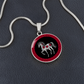Horse Necklace Chinese Zodiac Pendant Jewelry