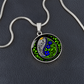 Easter Egg Necklace Blue