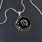 Virgo Zodiac Pendant Necklace