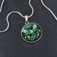 Emerald Dove Necklace