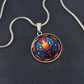 Advent Candle Necklace - Christian Pendant Jewelry