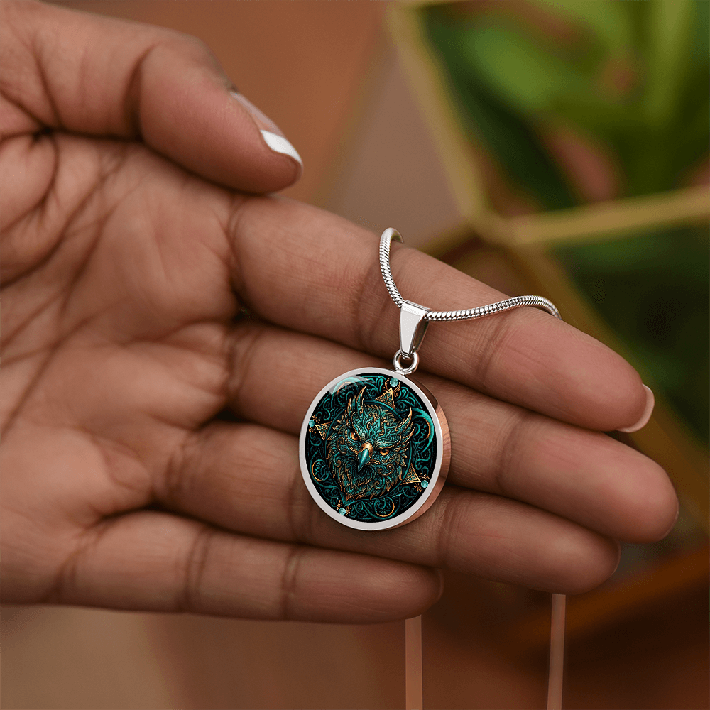 Celtic Hawk Necklace – Symbolizing Vision and Spiritual Guidance