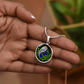 Easter Egg Necklace Blue