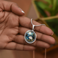 Water Lily Necklace - July Birth Flower Pendant Jewelry