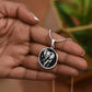 Elephant Necklace, Good Luck Charm Pendant, Spirit Companion Jewelry Gifts, Engraved Gold Elephant Valentines Gift & Mothers Day Necklace