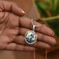 Purple Iris Necklace