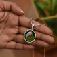 Easter Egg Necklace Red