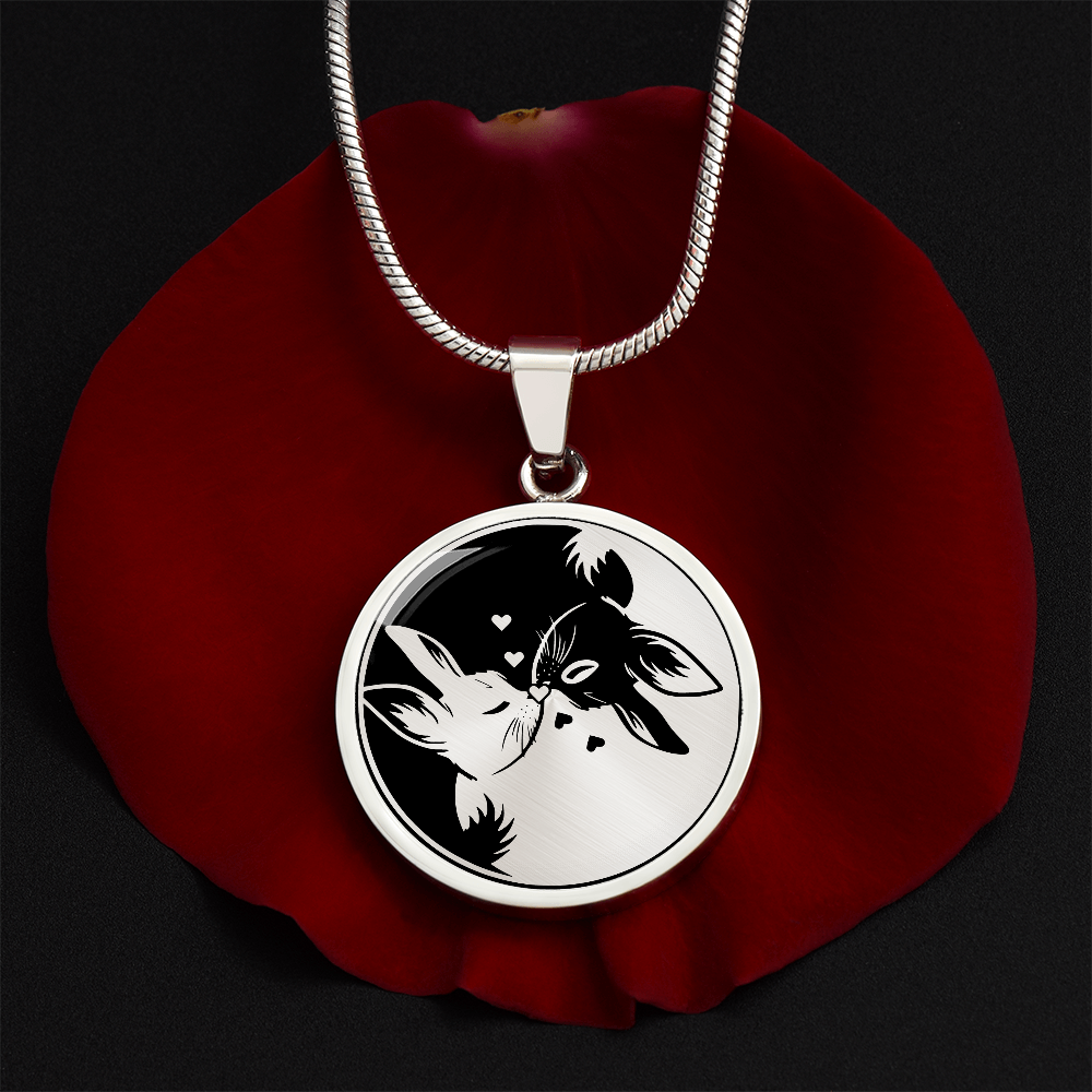 Yin Yang Rabbit Necklace