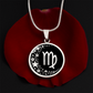 Virgo Zodiac Pendant Necklace