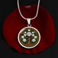 Celtic Tree of Life Pendant Necklace - Narcissus December Birth Flower Jewelry