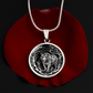 Silver Tiger Necklace - Forest Charm Pendant Jewelry