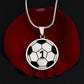 Soccer Necklace Gold - Silver Soccer Ball Pendant - Football Necklace For Mom or Dad - Soccer Jewelry For Girl & Boy - Soccer Charm Necklace