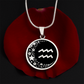 Aquarius Zodiac Pendant Necklace