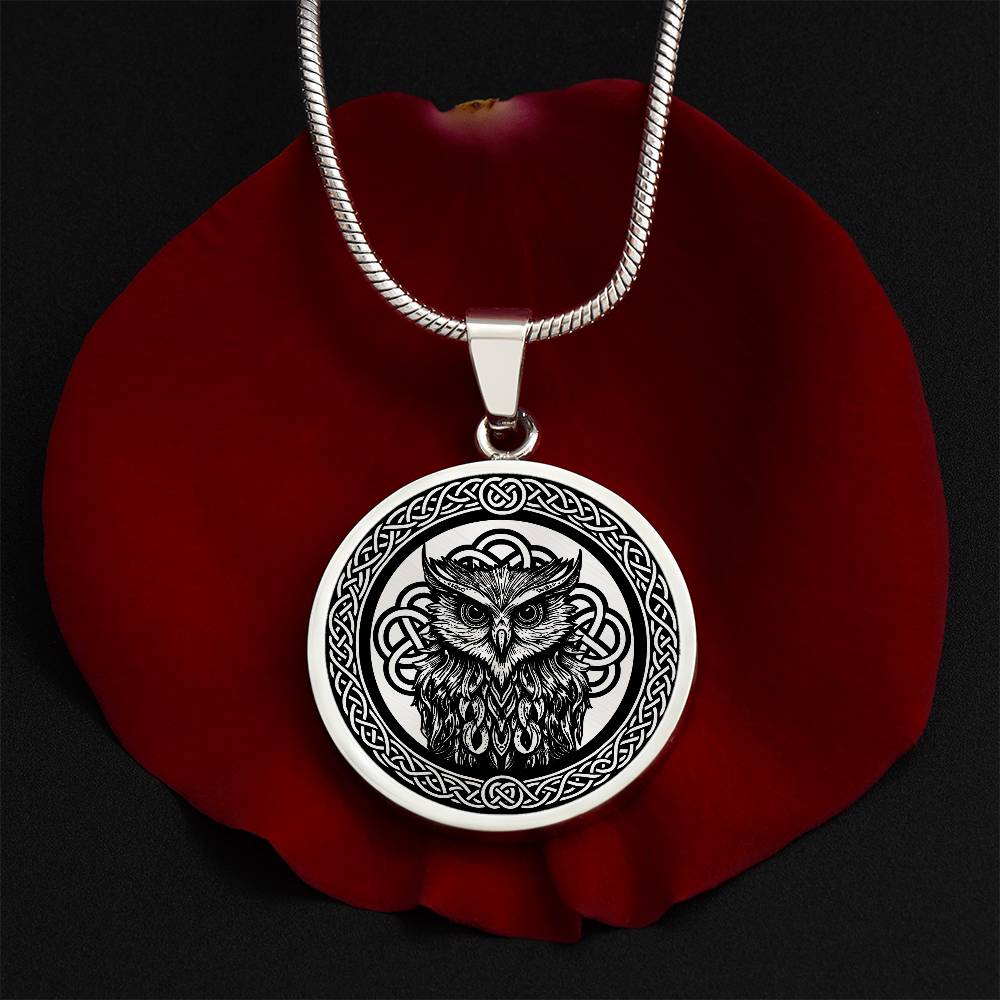 Celtic Owl Necklace