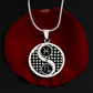 Pisces & Capricorn Necklace, Yin Yang Couples Zodiac Jewelry